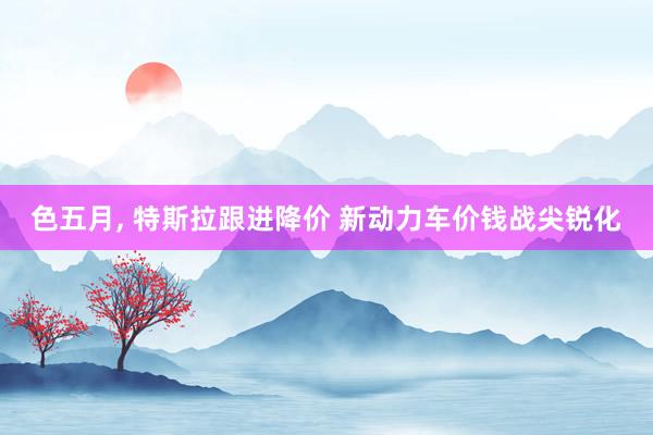 色五月， 特斯拉跟进降价 新动力车价钱战尖锐化